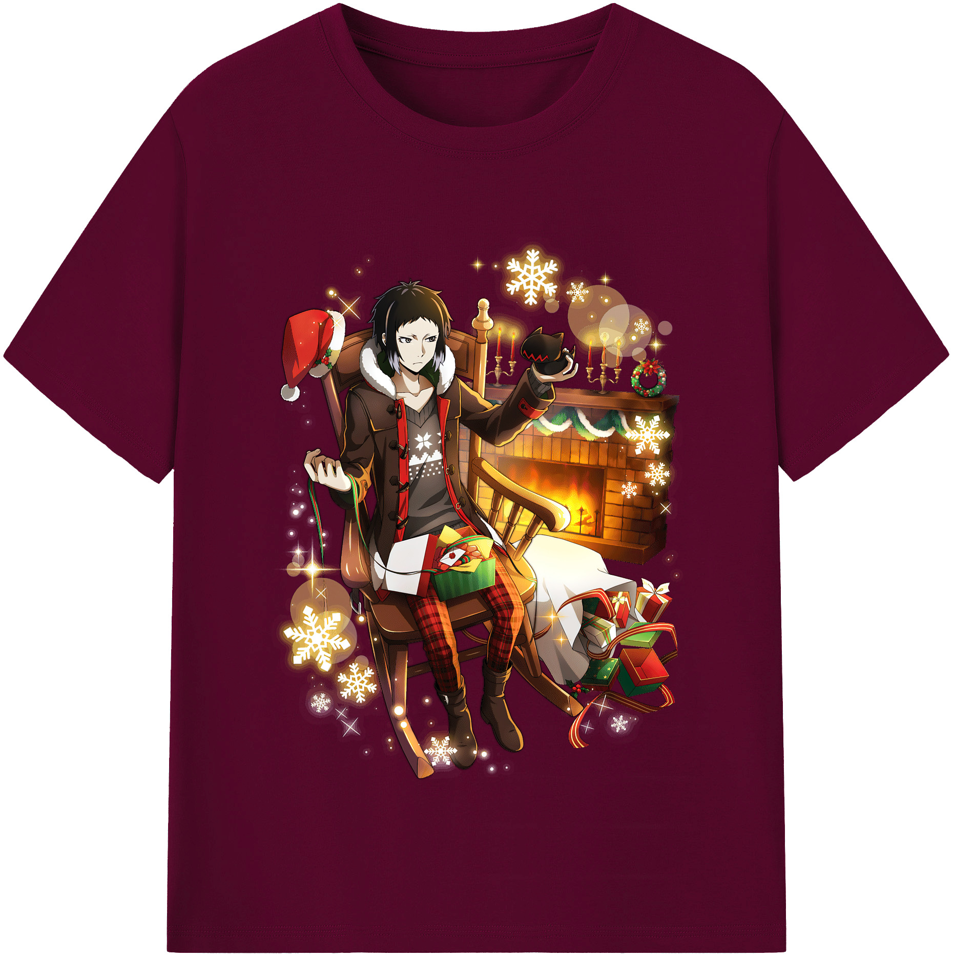 （画像用） 文豪ストレイドッグス Bungo Stray Dogs レディースカジュアルプリントTシャツ（綿100％）